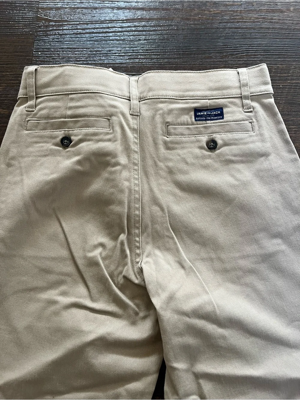 Janie and Jack Khaki Casual Jogger Pants